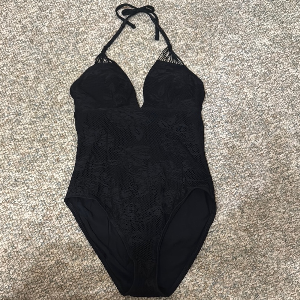 La Blanca Black One Piece Swimsuit